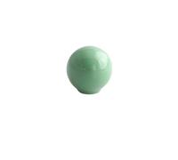 ZYAYNG 6PCS Colored Ceramic Handles Room Wardrobe Doors Cabinets Drawers Cute Ball Para Armarios(Green)