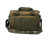 ZYAYNG Bolsa de aparejos de pesca, portátil, multifuncional, de lona, bolsa de hombro, bolsa de señuelo de pesca, bolsa de herramientas para pesca en el mar, Green, Talla única