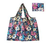 ZYAYNG Bolsa de compras plegable versátil, bolsa viaje gran capacidad, comestibles reutilizable, 5 uds Para Compras(Color2)
