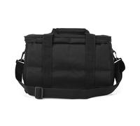 ZYAYNG Bolsa de Pesca Bolsa de Equipo de Pesca Portátil Multifuncional de Lona Bolsa de Hombro, Paquete de Señuelo de Pesca, Bolsa de Carrete, Bolsa de Herramientas, Bolso para Senderismo (Black)