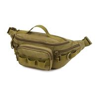 ZYAYNG Bolsa para Equipo De Pesca Bolsa de señuelo de Pesca Impermeable Multifuncional Bolsa de Viaje for Hombres Cintura Pecho Mochila Fanny Pack para Equipo De Pesca(Khaki)