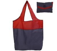 ZYAYNG Bolso de compras plegable for supermercado, bolsos hombro gran capacidad, bolso impermeable, 5 uds Para Compras(Red)