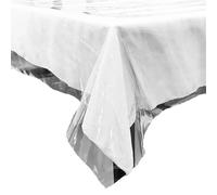 ZYAYNG Mantel De PVC Mantel Transparente de PVC con un Grosor 0,25mm, tapete for Mesa Comedor Resistente al Calor, Impermeable y Aceite, 2 uds para Picnic Al Aire Libre(140cmx220cm)