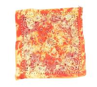 ZYAYNG PañUelo Cuadrado Decorativo 5pcs Bandana Square Scarf Scarves Outdoor Headband Para DecoracióN(Orange)