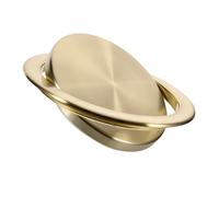 ZYAYNG Stainless Steel Embedded Trash Bin Lid Swinging Flap Cover Quiet Stable Operation for Tabletop Countertop Bathroom Kitchen Para Cocina