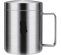 ZYAYNG Vaso De Acero Inoxidable Taza de acero inoxidable resistente a caídas, con tapa antipolvo y aislamiento térmico, ideal for leche infantil Para Hombres Y Mujeres