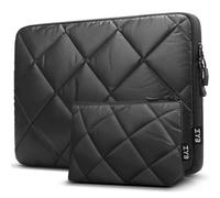 ZYB 13-13,5 Pulgadas Puffy Funda Portátil Ordenador para MacBook Air 13 M3 M2 M1 2024-2010, MacBook Pro 13 2023-2012 M1 M2, MacBook Pro 14 2023-2021 M3 A2918/A2992 M2 A2779 M1 A2443 - Negro