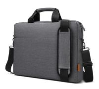 ZYB Bolsa Portátil Maletín Ordenador Funda Para 17-17.3 Pulgadas, Impermeable Bolsa Maletín para 17-17.3 Pulgadas Protatil Notebook Lenovo Dell Acer ASUS Samsung Hp con Correa Ajustable-Gris Oscuro