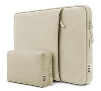 ZYB Funda Ordenador PC Portatil 13-13.3 Pulgadas,Funda para MacBook Air 13 13.6 Pulgadas M4 M3 M2 M1 2026 2025-2010, 2013-2026 MacBook Pro 14/13 M5 M4-M1, 13.5" Surface Laptop Lenovo HP etc-Beige