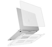 ZYB Funda para MacBook Pro 13 Pulgadas M2 2022 M1 2020-2016 (A2338 A2289 A2251 A2159 A1989 A1706 A1708) Touch Bar, Cubierta Carcasa Case Dura Protectora, translúcido