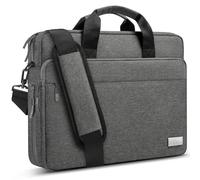 ZYB Funda para portátil de gran capacidad de 15,6 pulgadas y 16 pulgadas, para Lenovo Thinkpad Ideapad ThinkBook HP Dell ASUS MSI, MacBook Pro 16 15, etc. 15,6-16 pulgadas, color gris
