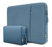 ZYB Impermeable Funda PC Portatil 15,6 Pulgadas, Funda Ordenador 15-15,6 Pulgadas para 15.6" Notebook Lenovo Thinkpad Ideapad HP DELL Acer ASUS Surface Laptop MacBook Pro 16 15 etc Bolsa-Azul Neblina