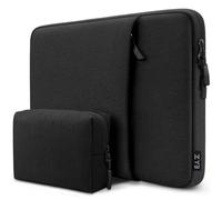 ZYB Impermeable Funda Portatil 15,6 Pulgadas,Funda Ordenador 15.6 Pulgadas | Funda Portátil para 15-15.6" Notebook Lenovo Thinkpad Ideapad HP DELL Acer ASUS Chromebook MacBook Pro etc 15.6"-Negro