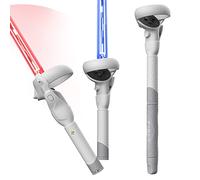 ZYBER Extensiones de controlador para Meta Quest 2, accesorios para Gorilla Tag, brazos largos, mangos de sable de ritmo, sobrenatural, extensor de accesorio de club de golf VR para Oculus Quest 2 VR