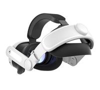 Zybervr Correa Elite para Quest 3 Accesorios para Quest 3S Accesorios, Elite Correa Compatible con para Quest 3 para Quest 3S, VR Auricular Elite Correa de Cuero de PU Mejorado Más Ancho y Más Grueso