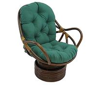 ZYBW Cojín Mecedora Giratorio,Cojines de Silla Mecedora Lavables y Resistentes a los Rayos UV,cojín de Mimbre reclinable para Silla Mecedora Cojín de jardín Plegable para sofá,Tatami sin Silla,ve