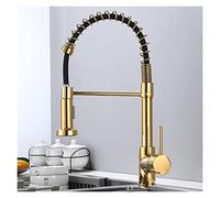 ZYCHSJXA Grifo Monomando Negro Mate para Fregadero de Cocina con rotación de 360°. Diseño Moderno, fácil instalación y Elegante para renovar tu hogar.