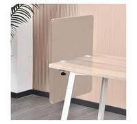 ZYCHSJXA Paneles divisores acústicos portátiles para Escritorio, 2 Piezas, 40 x 60 cm, Color Camel. Separadores para Oficina y hogar, Ideales para la absorción del Sonido y el Uso en aulas.