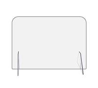 ZYCHSJXA Separador de Escritorio, Protector contra estornudos, Pantalla de metacrilato para mostrador, Protector Transparente para cafeterías, Tiendas, cajeros, recepcionistas / 60×40