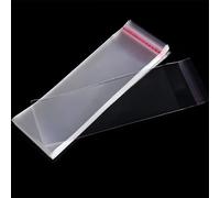 Zydiwo 300pcs Bolsas de Celofán Transparentes OPP Bolsa Autoadhesiva Bolsa Plastico de Regalo Bolsa Embalaje Transparente para Galletas Dulces Chocolate Caramelo Bocadillos (8 * 16cm)