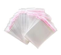 Zydiwo 400pcs Bolsas de Celofán Transparentes OPP Bolsa Autoadhesiva Bolsa Plastico de Regalo Bolsa Embalaje Transparente para Galletas Dulces Chocolate Caramelo Bocadillos (12 * 14cm)