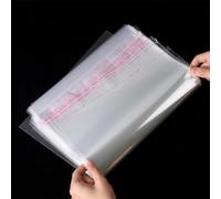 Zydiwo 400pcs Bolsas de Celofán Transparentes OPP Bolsa Autoadhesiva Bolsa Plastico de Regalo Bolsa Embalaje Transparente para Galletas Dulces Chocolate Caramelo Bocadillos (16 * 34cm)