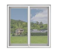 ZYEFGMFRQ 1 Unidad de diseño con Cremallera for Abrir y Cerrar fácilmente Ventana Puerta a Prueba Mosquitos e Insectos, Transpirable ventilado(Black Net White Edge,W80 x h120)