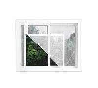 ZYEFGMFRQ Malla autoadhesiva Transparente Invisible for Ventana, antimosquitos, Color Blanco, 160/180/200cm de Ancho, 1 ud(Width 180cm,Height 80cm)