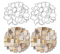 ZYEKIU 170 Piezas Pegatinas Scrapbooking Pegatinas Pegatina Vintage Stickers Stickers Aesthetic 2 Estilos Estil Pegatina Decorativa para Albumes de Recortes Sellos Diario Album Fotos