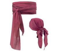 ZYEKIU 2 Piezas Complementos Pirata Mujer Disfraz Pirata Mujer Disfraces Piratas para Mascarada Carnaval Halloween Navidad Fiestas Temáticas Días Divertidos Actividades de Juegos Piratas Disfraz