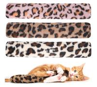 ZYEKIU 3 Piezas Almohada de Hierba Gatera, Hierba Gatera para Gatos Felpa, Catnip para Suave, Juguetes Gatos 37 × 6 cm, para Los Juegan Descansan Afilan Sus Dientes y Reducen el Sarro