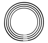 ZYEKIU 4 Piezas Collares de Cuero Simple Modern Black Necklace Men Trenzado 2MM Collar Hombre Cordon Cuero para Colgante Collar Hombre Personalizado Hombres y Mujeres General (Tamaños 40/45/50/55CM)