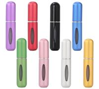 ZYEKIU 8 Piezas Perfumador, con Ventana Atomizador Perfume Recargable, Prueba Fugas Miniaturas Perfume Botella, Portátil Mini Perfumes Ideal para Salir de Noche Viajar Fiestas Cita