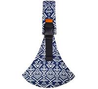 ZYEKIU Canguro para Bebe Correa Acolchada Ajustable, Portabebes Lateral Portabebés Ergonómico Portátil, Fular Portabebe Verano Adecuado para Bebés Menores de（Bonsái Azul)