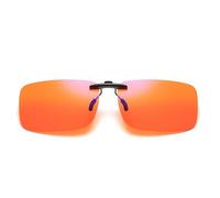 ZYEKIU Clip On Anteojos de Bloqueo Luz Azul, Silicona Doble Cara Clip Solar Gafas, Flip Up Gafas de Sol Ligeras Clips para Hombres y Mujeres Pesca y Ciclismo Varios Actividades Usar