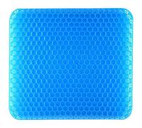 ZYEKIU Cojín de Gel, Cojin Ergonomico Silla Oficina Sillas Plegables, Cojines Coxis, Cojines Antiescaras Transpirable, Estera Lumbar Sillas Oficina, Ideal para Coche y Silla Ruedas