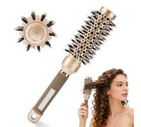 ZYEKIU Peine Antitirones Desenredante Pelo Nniñas, Peine Secador Cepillo de Pelo Redondo Antiestático Hair Brush, con Mango Antideslizante Cepillo Redondo para Secar el Cabello Rizar y Alisar