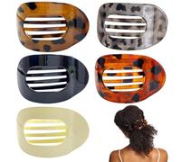 ZYEKIU Pinzas Pelo Mujer 5 Piezas Antideslizantes Pinza Pelo Duraderas | Redondas Planas Hair Clips Moda Salvaje Hair Clip para Deportes Viajes y Uso Diario para Cabello Grueso Fino Pinza Pelo