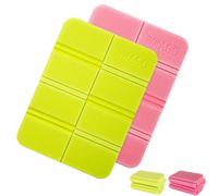 ZYETGH Cojín de asiento plegable para exteriores, juego de 2 unidades, para exteriores, térmicos, plegables, para senderismo, para viajes, parque infantil, jardín, estadio, camping, senderismo