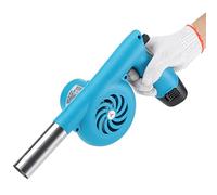 ZYFBD Despinador de aire de ventilador de barbacoa eléctrica portátil de la barbacoa - Batería recargable de 12 V por 12 V Batería - para acampar para cocinar el picnic de senderismo