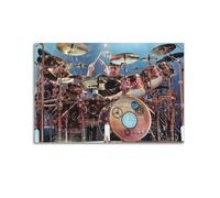 Zyfene Neil Peart - Póster de baterista en lienzo, pintura artística para pared, impresión moderna, decoración moderna, 60 x 90 cm