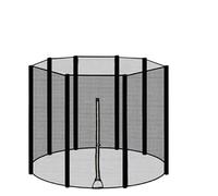 ZYFHYU Red de Repuesto for trampolín de 6, 8 y 10 pies, Cerca de Seguridad, Plataforma de Salto, Accesorios de Fitness para Camas elásticas(10Feet 3.06M 8 Poles)