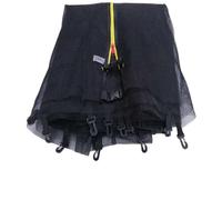 ZYFHYU Red de trampolín con Marco Redondo for Interiores y Exteriores, Barrera de Nailon, Piezas de Seguridad, Accesorios de protección Envolvente con Cremallera para Camas elásticas(3.06m 8Poles)