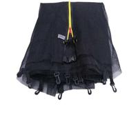 ZYFHYU Red de trampolín con Marco Redondo for Interiores y Exteriores, Barrera de Nailon, Piezas de Seguridad, Accesorios de protección Envolvente con Cremallera para Camas elásticas(4.88m12Poles)