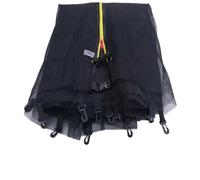 ZYFHYU Red de trampolín con Marco Redondo for Interiores y Exteriores, Barrera de Nailon, Piezas de Seguridad, Accesorios de protección Envolvente con Cremallera para Camas elásticas(2.44 m 6Poles)