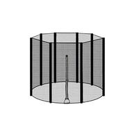 ZYFHYU Red Protectora for trampolín de Interior y Exterior, Plataforma de Salto, Red de Seguridad, Valla de protección for trampolín para Camas elásticas(10 Feet 8 Poles)