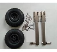 ZYFHYU Rueda de botadura de popa de Acero Inoxidable for Bote Inflable, Kayak, Bote Auxiliar, yate, balsa, Carrito, Accesorios for Kayak para Botes inflables(Inflatable Wheel)