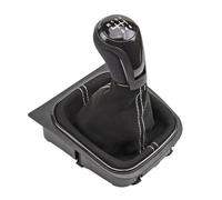 Zyfto Cubierta de la perilla del engranaje Para Golf 5 MK5 6 MK6 Car Para Speed Gear Shift Knob con funda para Jetta(6 speed)