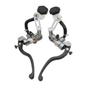 Zyfto Juego de palanca de freno y embrague de motocicleta Freno motocicleta para scooter palanca bomba freno embrague radial 17,5 mm instalación cilindro para maestro de 22(Seliver)