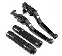 Zyfto Juego de palanca de freno y embrague de motocicleta Juego de manetas freno embrague para motocicleta para Z500 Z 500 2024 2025 manillar plegable ajustable y(K)